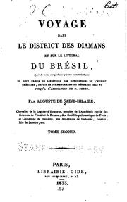 Cover of: Voyages dans l'intérieur du Brésil ... by Auguste de Saint-Hilaire