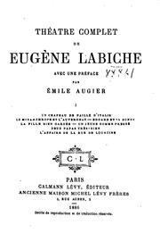 Cover of: Théâtre complet de Eugène Labiche