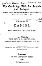 Cover of: The Book of Daniel