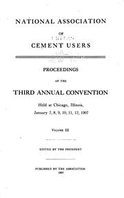 Cover of: Proceedings of the Annual Convention