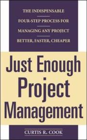Cover of: Just Enough Project Management