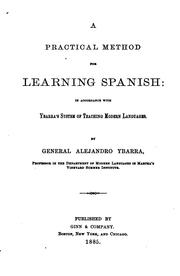 Cover of: A Practical Method for Learning Spanish by Alejandro Ybarra