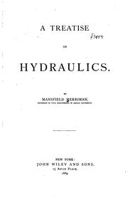 A Treatise on Hydraulics