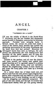 Cover of: Angel: A Sketch in Indian Ink