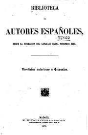 Cover of: Biblioteca de autores españoles