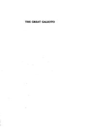 Cover of: The Great Galeoto: A Drama in Three Acts and a Prologue