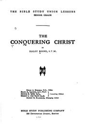 Cover of: The Conquering Christ by Ilsley Boone