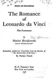 Cover of: The Romance of Leonardo Da Vinci by Dmitry Sergeyevich Merezhkovsky, Herbert Trench