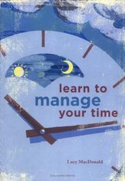 Cover of: Learn to manage your time