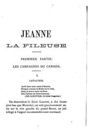 Cover of: Jeanne la fileuse: épisode de l'émigration franco-canadienne aux États-Unis by Honoré Beaugrand