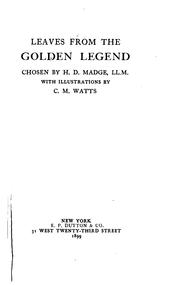 Cover of: Leaves from the Golden Legend