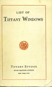 Cover of: A partial list of windows, designed and executed by Tiffany Studios.