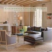 Cover of: California Country Style by Diane Dorrans Saeks