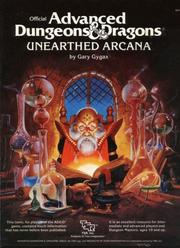 Cover of: Unearthed Arcana by Gary Gygax