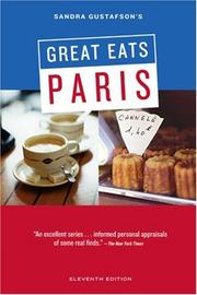 Cover of: Sandra Gustafson's Great Eats Paris: Eleventh Edition (Sandra Gustafson's Great Eats Paris)