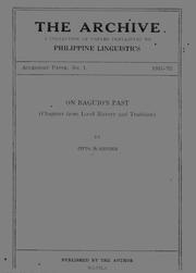 Cover of: On B aguio's past: chapters from local history and tradition