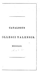 Cover of: Catalogus senatus academici, et eorum qui munera et officia academica gesserunt ...