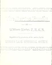 Cover of: The Servos family by Kirby, William