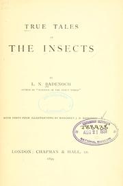 Cover of: True tales of the insects