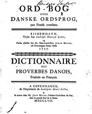 Cover of: Dictionnaire des proverbes danois by Jean-Baptiste Desroches de Parthenay