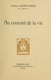 Cover of: Au courant de la vie ...