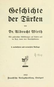 Cover of: Geschichte der Türken by Wirth, Albrecht H.