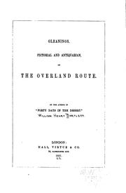 Cover of: Gleanings, Pictorial and Antiquarian, on the Overland Route by W. H. Bartlett