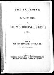 Cover of: The Doctrine and discipline of the Methodist Church, 1886