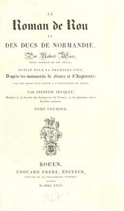 Cover of: Le Roman de Rou et des ducs de Normandie