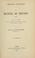 Cover of: Le manuel de Dhuoda (843) publié sous les auspices de m. le ministre de l'instruction publique et de l'Académie de Nîmes