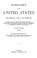 Cover of: History of the United States Volume I