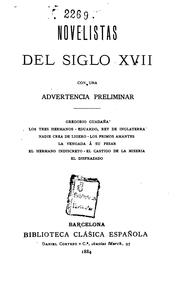 Cover of: Novelistas del siglo XVII