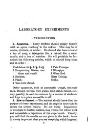 Cover of: Laboratory Experiments to Accompany "Modern Chemistry," by Fredus Nelson Peters