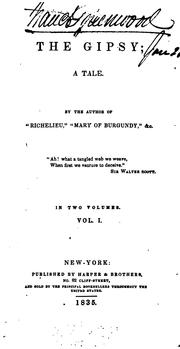 Cover of: The Gipsy: A Tale by G. P. R. James