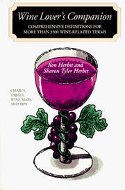 Cover of: Wine lover's companion by Ron Herbst