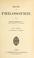 Cover of: Traité de philosophie.
