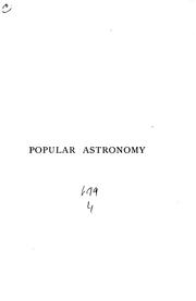 Cover of: Popular Astronomy: A General Description of the Heavens by Camille Flammarion