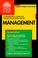 Cover of: Management