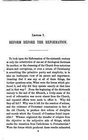 Cover of: The Reformation of the Sixteenth Century in Its Relation to Modern Thought ... by Charles Beard