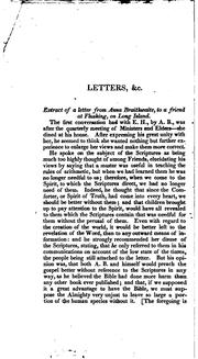 Letters and Observations Relating to the Controversy Respecting the ... by Thomas Evans, Edwin Augustus Atlee, Ann Shipley, Nathan Shoemaker, Joseph Whitall, Anna Braithwaite