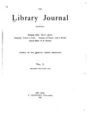 Cover of: Library Journal by American Library Association, Library Association