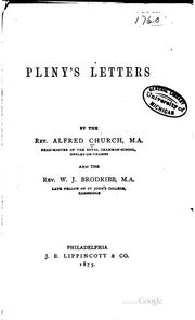 Cover of: Pliny's Letters