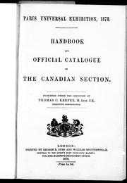 Handbook and official catalogue of the Canadian Section by Exposition universelle (1878 Paris, France).