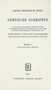 Cover of: Samtliche Schriften.