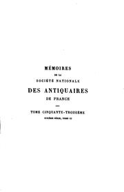 Cover of: Mémoires