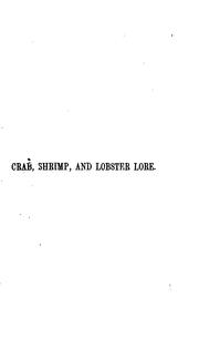 Cover of: Crab, shrimp, and lobster lore by William Barry Lord