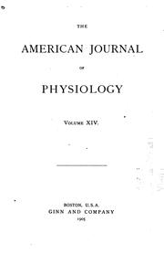 Cover of: American Journal of Physiology