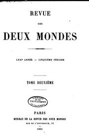 Cover of: Revue des deux mondes