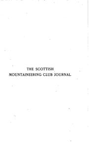 Cover of: Scottish Mountaineering Club Journal by Scottish Mountaineering Club