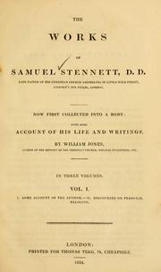 Cover of: The works of Samuel Stennett by Samuel Stennett
